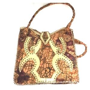 Genuine leather handmade bag